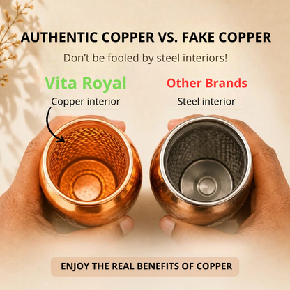 Vita Royal | Copper Water Bottle