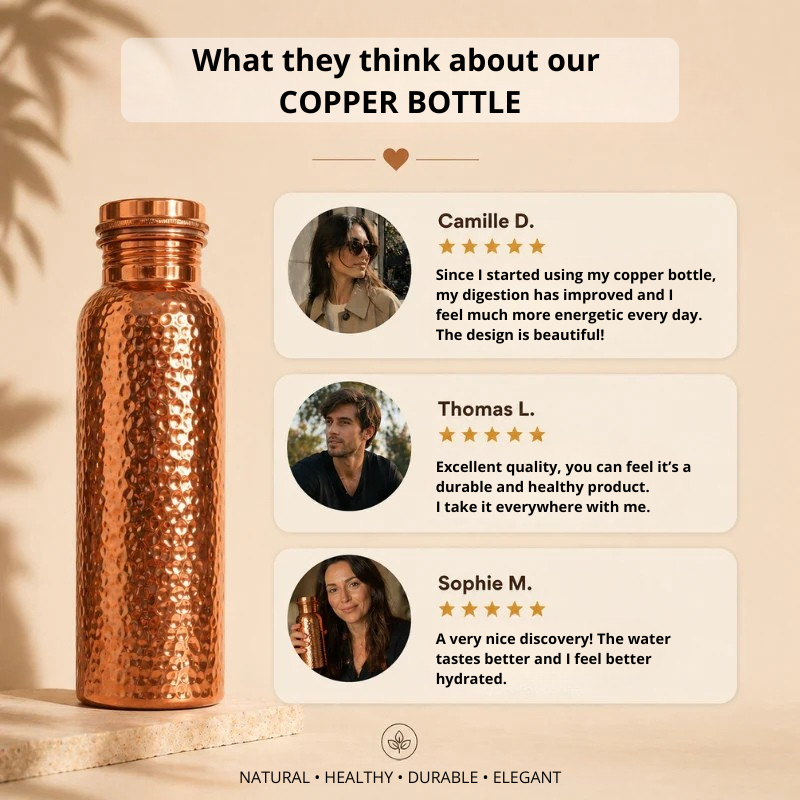 Vita Royal | Copper Water Bottle