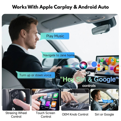 Wireless Royal | Wireless Apple CarPlay & Android Auto | USB-A & USB-C